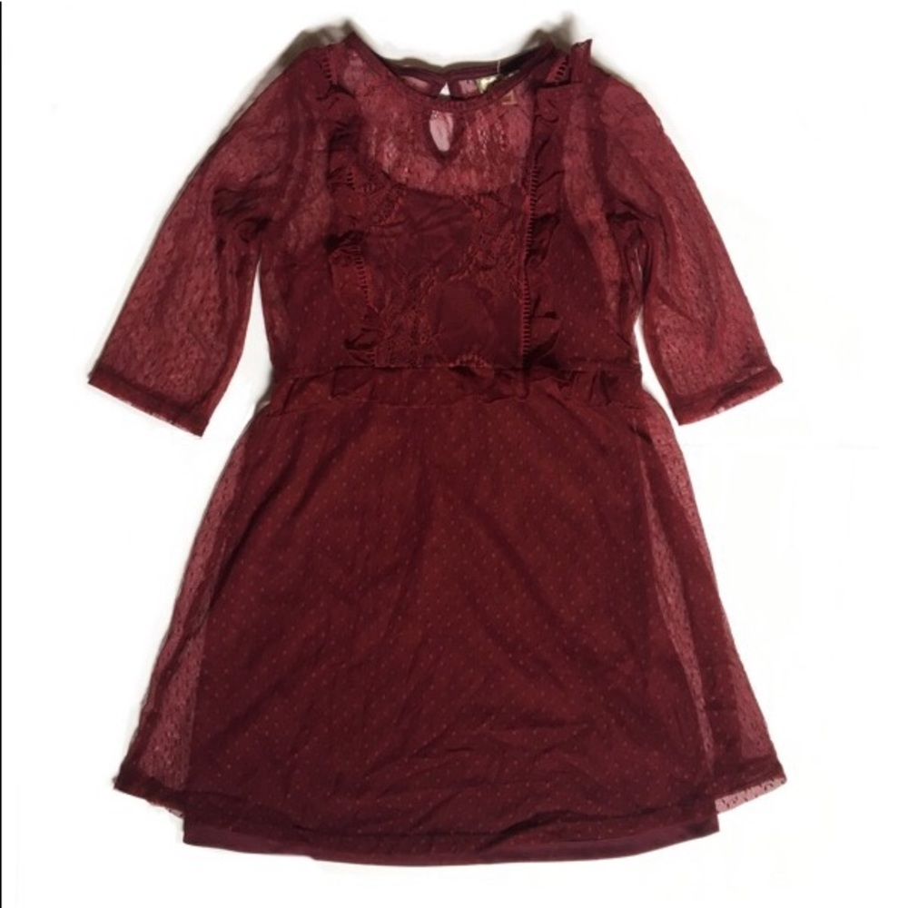 Burgundy Dress